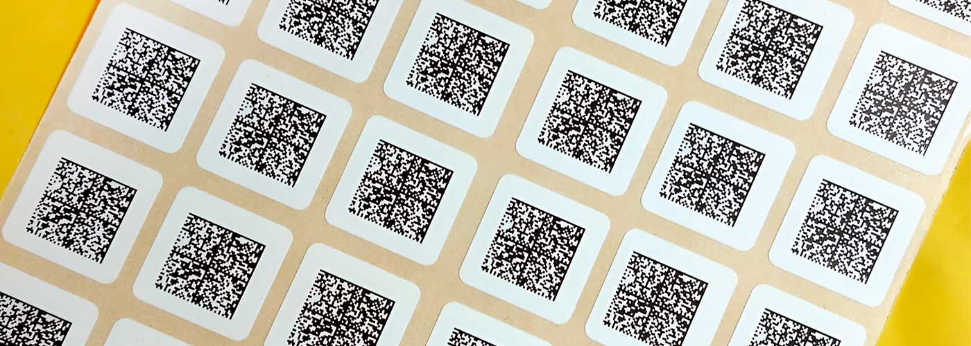 Data Matrix Честный знак, термотрансферные этикетки